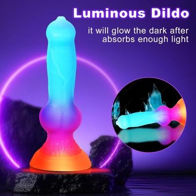 Luminous Fantasy Animalistic Dildo With Suction Cup