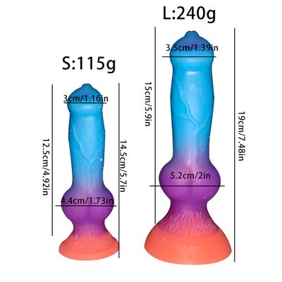 Luminous Fantasy Animalistic Dildo With Suction Cup
