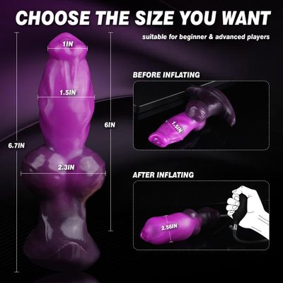 Realistic Inflatable Fantasy Anal Knot Dildo