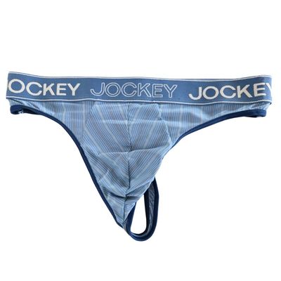 Jockey Men's G-string - Pale Stripe