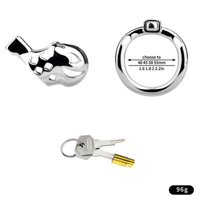 Aluminum Alloy Enhance Control Clown Chastity Cage