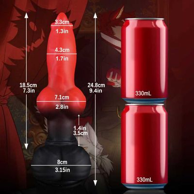 Animalistic Pack Leader Dog Knot Dildo -  Monster Anal Dildo