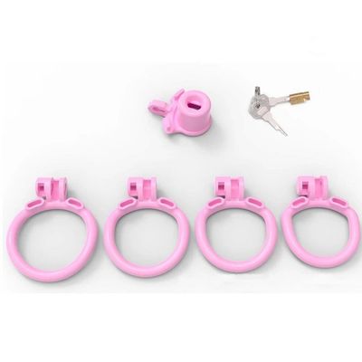 Nylon Inverted Male Chastity Sissy Cage