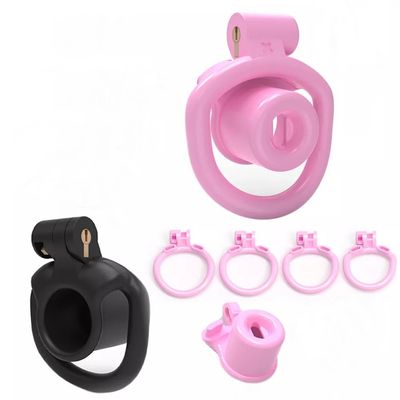 Nylon Inverted Male Chastity Sissy Cage