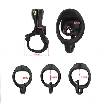 Next-Level Inverted Chastity Cage with Ball Support