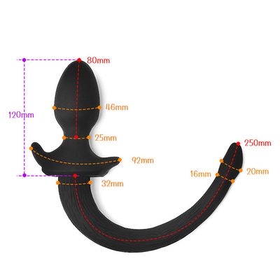 Fetish Collection Silicone Dog Tail Anal Plug Puppy Play Kink