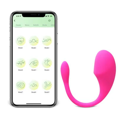 App-Controlled Silicone Rechargeable Egg Vibe