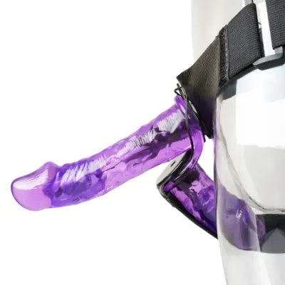 Double Ended Vibrating Dildo Strap-On Harness