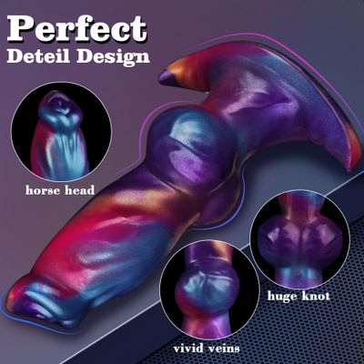 Greedy Hole Inflatable Anal Horse Dildo