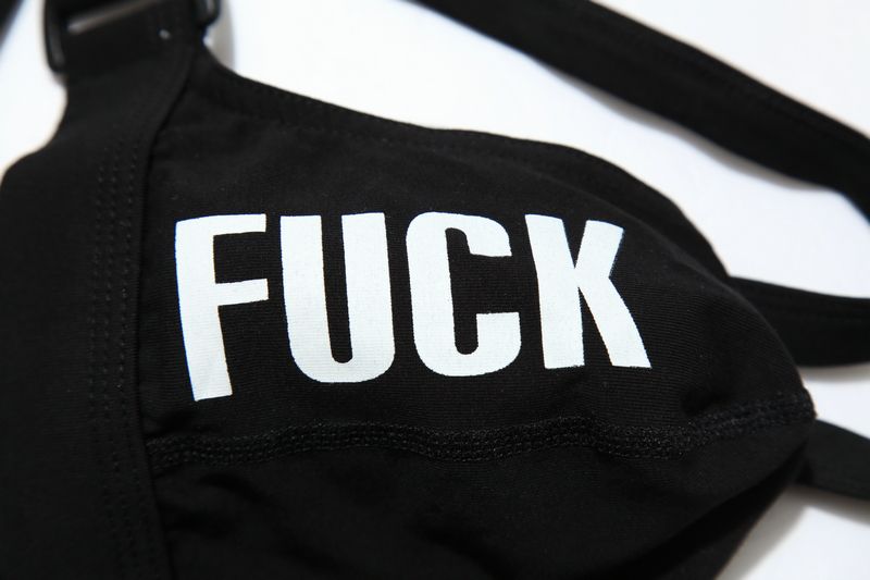 F*CK Karen Space Black Jockstrap