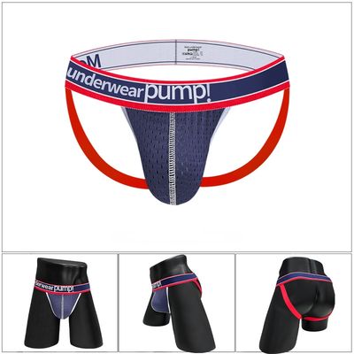 Pump Mens Navy Mesh Jockstrap
