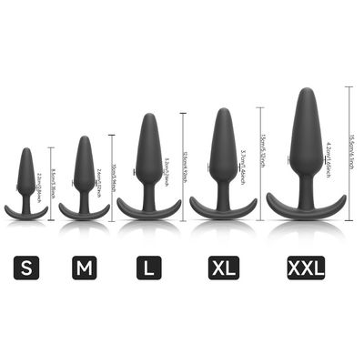 Anal Trainer Silicone Butt Plug 5-piece Set