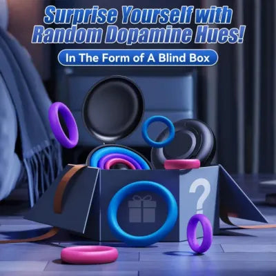 Multicolor 3-Piece Silicone Cock Ring Set