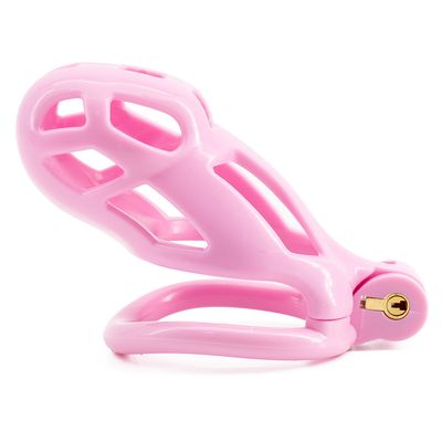 Pink Cobra Lightweight Chastity Cage Built In Lock