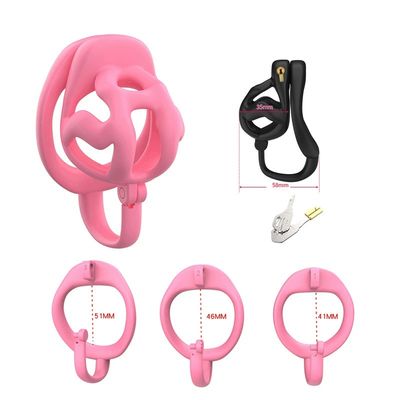 Next-Level Flip Top Chastity Device With Scrotal Support