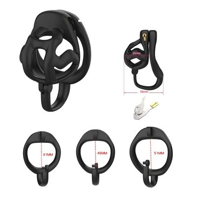 Next-Level Flip Top Chastity Device With Scrotal Support