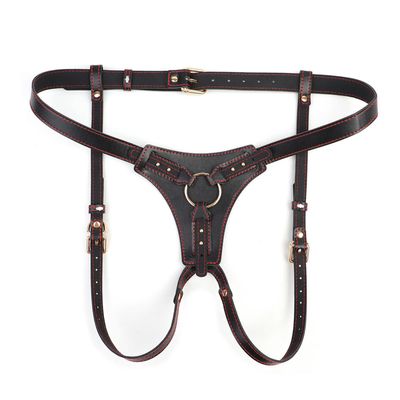 Strap-On Red Stitch Harness For Dildo