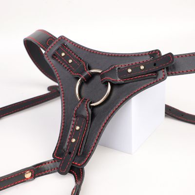 Strap-On Red Stitch Harness For Dildo