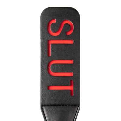 Slut PU Leather Spanking Paddle