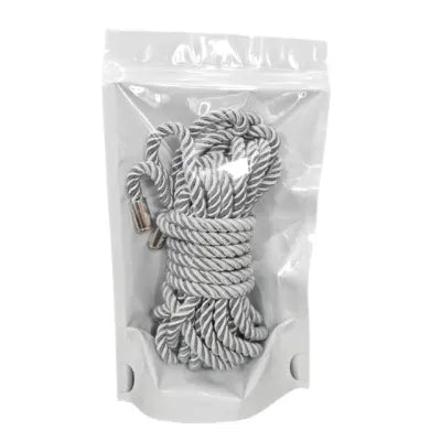 Silver Soft Shibari Bondage Cotton Rope 5M